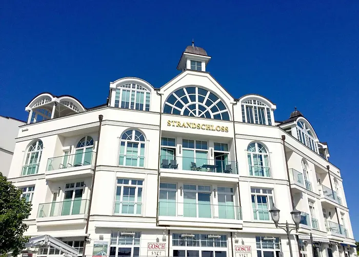 Strandschloss Binz - Penthouse Royal Beach mit Sauna, Kamin, Terrasse, Meerblick